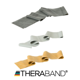 TheraBand erősítő gumiszalag 150 cm - sportolói csomag (3 db-os, fekete, ezüst és arany)