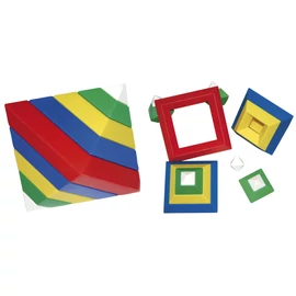 Háromszög puzzle, 15 db-os