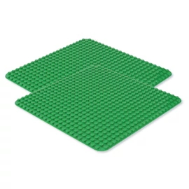 Építőkocka Junior építőlap 24x24 csap 2 db zöld