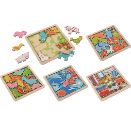 Fa puzzle készlet 5 db