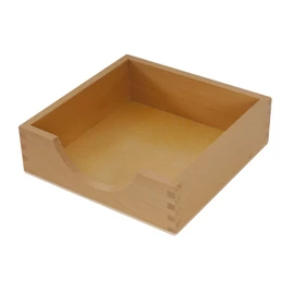 Montessori betétfigura papír doboz