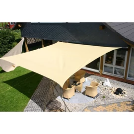 Napvitorla 6x4 m bézs