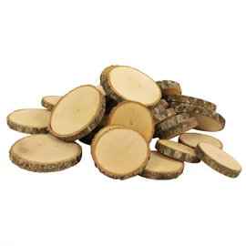 Természetes fa szeletek kerek nagy 1 kg
