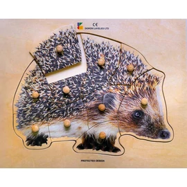Realisztikus fa puzzle, sün
