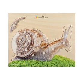 Realisztikus fa puzzle, csiga