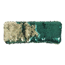 Súlyozott flitteres fidget játék - zöld/arany - 450 g