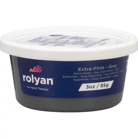 Rolyan Therapy Putty kézterápiás gyurma, extra erős, szürke, 57 g