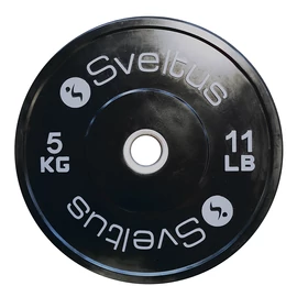 Sveltus olimpiai gumírozott, fém súlytárcsa súlyemeléshez, 5 kg-tól 25 kg-ig
