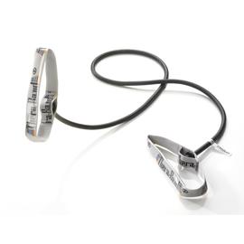 TheraBand™ Erősítő gumikötél flexibilis fogantyúval 1,4 m, szuper erős, fekete