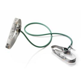 TheraBand™ Erősítő gumikötél flexibilis fogantyúval 1,4 m, erős, zöld