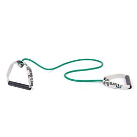 TheraBand™ Erősítő gumikötél merev fogantyúval 1,4 m, erős, zöld