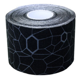 TheraBand kineziológiai tape 5 cm x 5 m, fekete, szürke mintával