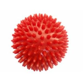 Kemény, tüskés masszírozó labda átm. 92 mm, piros