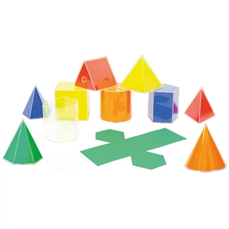 Geometriai testek betétlapokkal
