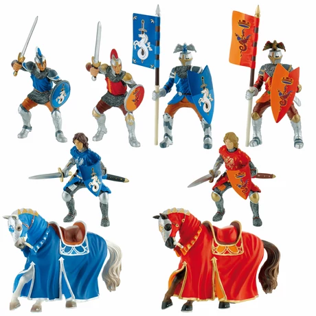 Lovag figurák 8 db-os készlet
