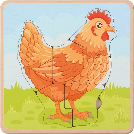 Életciklus puzzle Csirke