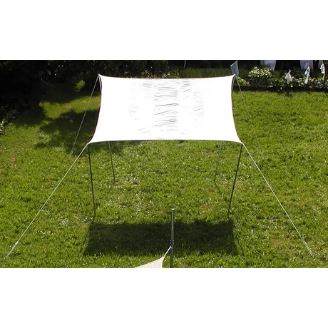 Napvitorla 3,6x3,6 m krémfehér vízlepergető