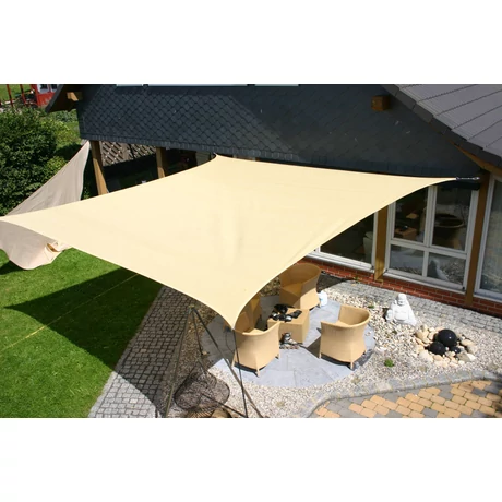 Napvitorla 6x4 m bézs