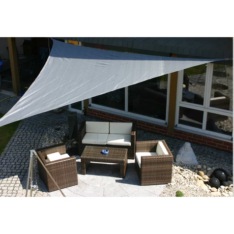 Napvitorla 3,6x3,6x3,6 m szürke