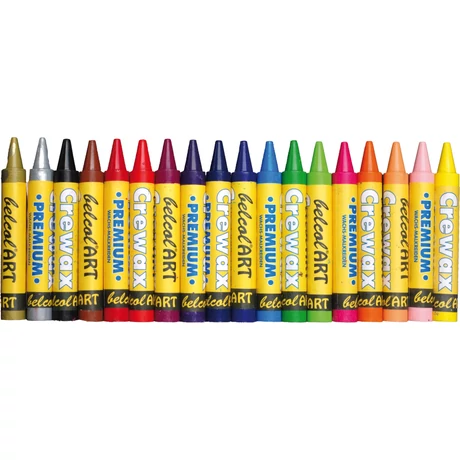 belcolART Crewax Premium zsírkréta készlet 18 szín