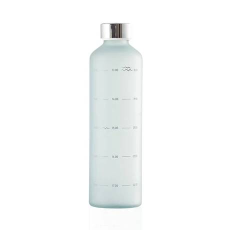 EQUA kulacs MISMATCH 750 ml, üveg Water O'Clock