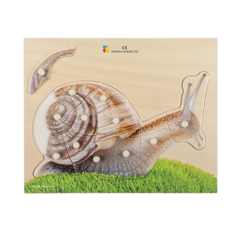 Realisztikus fa puzzle, csiga