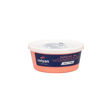 Rolyan Therapy Putty kézterápiás gyurma, közepesen puha, piros, 57 g