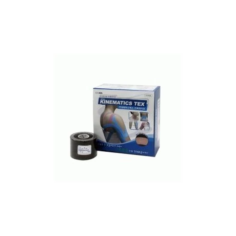 Spol kineziológiai tape, fekete, 5 cm x 5 m