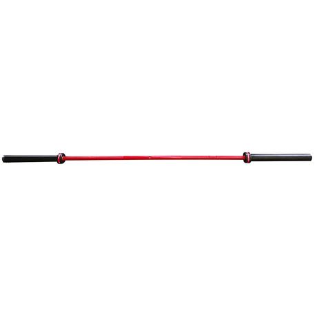 Sveltus férfi olimpiai súlyemelő rúd, 220 cm, piros