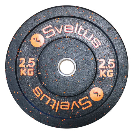Sveltus bumper olimpiai gumírozott, fém crossfit súlytárcsa, 2,5 kg