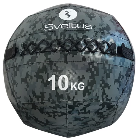 Sveltus Wall Ball (medicinlabda), terepszínű, 10 kg