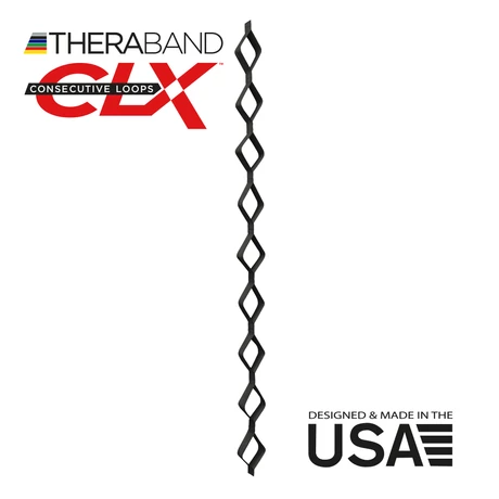TheraBand CLX-Consecutive Loops 22 méteres szuper erős, fekete
