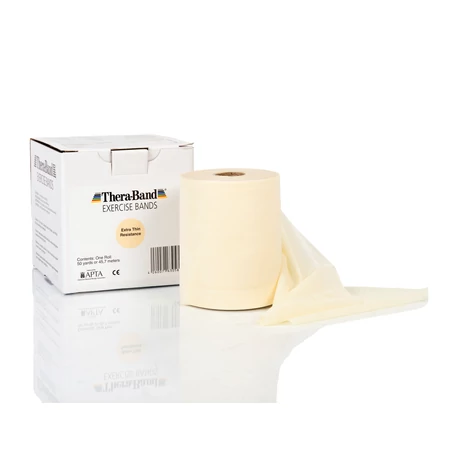 TheraBand Erősítő gumiszalag gurigában 45,5 m, extra gyenge, beige