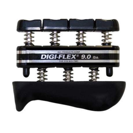 Digi-Flex hand/finger exercise system, kéz/ujj erősítő, fekete, erősség: 4,1 kg - 13,6 kg