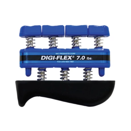 Digi-Flex hand/finger exercise system, kéz/ujj erősítő, kék, erősség: 3,2 kg - 10,4 kg