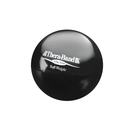 TheraBand súlylabda 3 kg, fekete