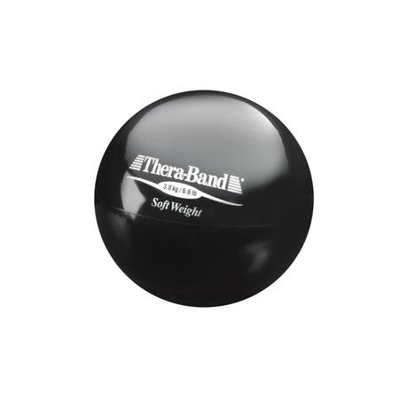 TheraBand súlylabda 3 kg, fekete