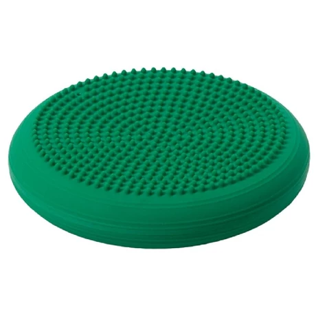 Togu Dynair tüskés felszínű (senso) dinamikus ülőpárna, átm. 36 cm, zöld + Ajándék mozgásprogram
