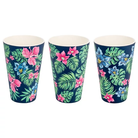 Woodway Tropical szett kávés pohár 3 x 400 ml