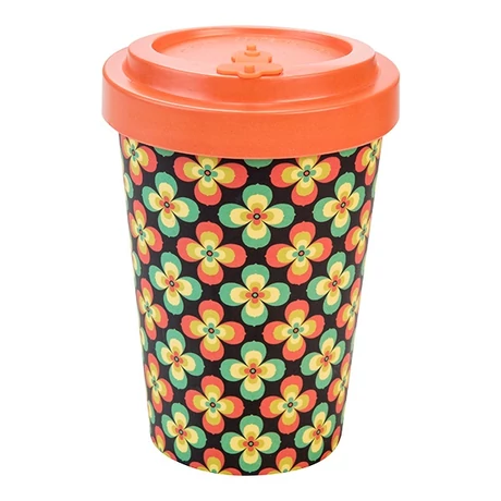 Woodway Retro Flowers kávés pohár 400 ml
