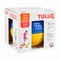 Tullo érzékelő félgömb szett (1 pár) - kék - sárga, átm. 16 cm - 36 hó+
