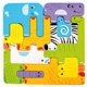 Szenzoros puzzle állatok 12 db