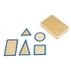 Montessori geometriai alaplap készlet