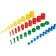 Montessori színes hengerek