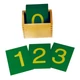 Montessori csiszolópapír számok