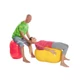 Physio Roll mogyorólabda Ø 40 cm, piros