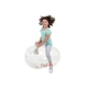 Physio Activity Roll mogyorólabda Ø 55 cm, átlátszó