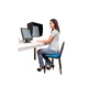 Movin' Sit Junior gyerek ülőpárna, 26 cm, kék