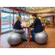 Memory Ball speciális gimnasztikai labda Ø 65 cm BRQ, szürke