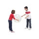 Jinglin' Ball terápiás csörgő labda Ø 55 cm, átlátszó